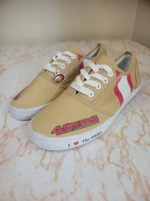 San Francisco 49ers Women’s Bradford Exchange Licensed shoes, size 7.5 W - Image 1 of 4
