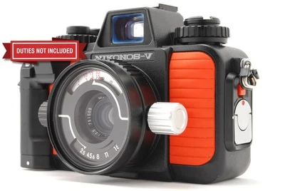 [Exc+5] Nikon Nikonos V Orange Film Camera Body 35mm f2.5 Lens From JAPAN - Image 1 of 4