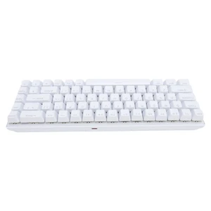 (White)68 Key Wired Mechanical Keyboard RGB Backlight Blue Switch 60% Compact - Picture 1 of 12