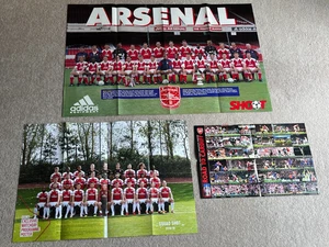 3 Arsenal FC Posters, Team Group & Player images etc, 1990's & 2000's era - Picture 1 of 6