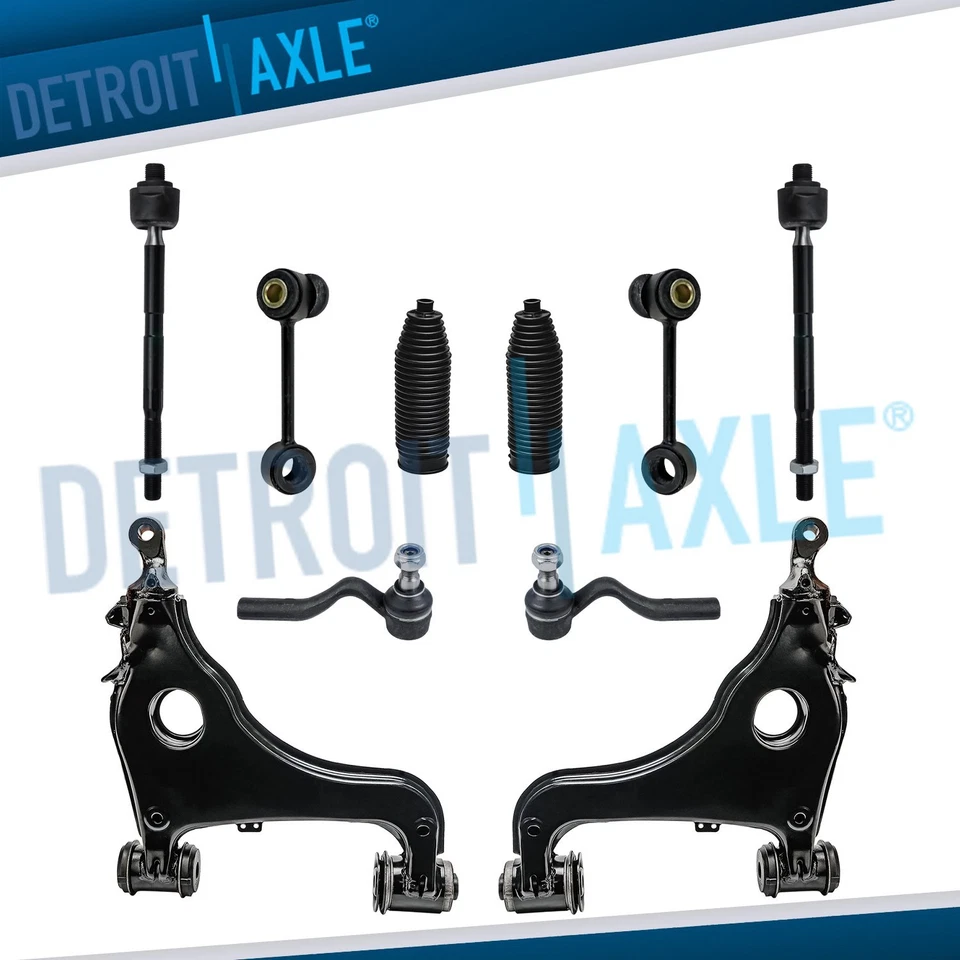 Kit de barras estabilizadoras de brazos de control inferiores delanteros tracción trasera de 10 piezas para Mercedes-Benz E320 E430 E420 Foto 1 de 4