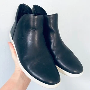 Frye Stiefel Damengröße 9,5 M Melissa schwarz Shootie Turnschuhe Leder hoch geschnitten - Bild 1 von 12