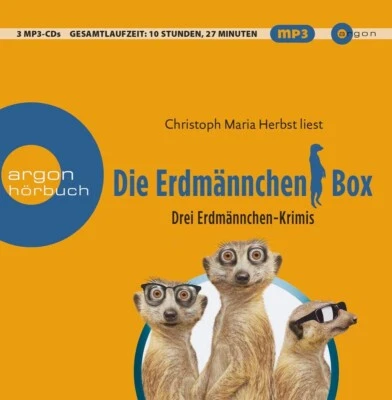 Moritz Matthies - Die Erdmännchen Box / Drei Erdmännchen-Krimis 3 MP3-CD's NEU - Bild 1 von 2