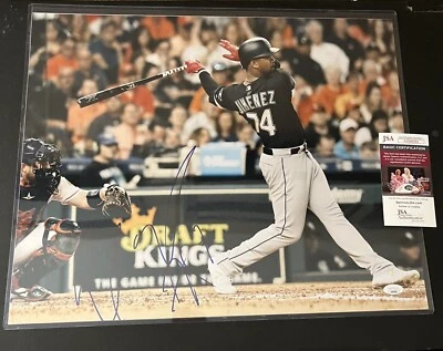 Eloy Jimenez Signed 16x20 Photo With JSA - Image 1 of 2