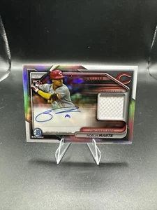 Parche refractor automático de reliquias de radiocontrol cromado Bowman Noelvi Marte 2024 097/150 #BCAR-NM - Imagen 1 de 3