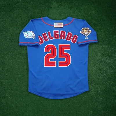 Carlos Delgado 2001 Toronto Blue Jays 25th Anniversary Home/Road/Alt Men Jersey - Image 1 of 2