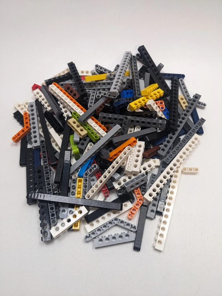 175pcs LEGO TECHNIC Studed Bricks & Liftarms Mix Bulk Lot 1x3 1x4 1x6 1x8 1x10+ - Image 1 of 4