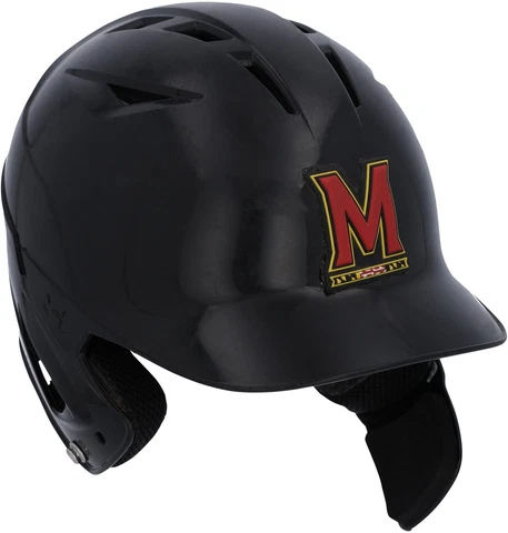 Maryland Terrapins Team-Issued Black Batting Helmet from the Item#12877215 Cover