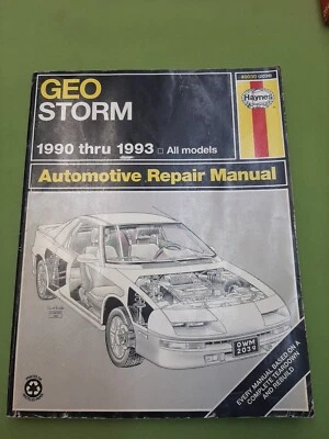 Geo Storm 1990-1993 Haynes Repair Manual 40030 All Models - Image 1 of 2