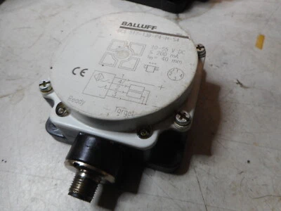 BALLUFF - INDUCTIVE PROXIMITY SWITCH -- 50mm Sense M12 --  BES 517-139-P4-H-S4 - Image 1 of 4