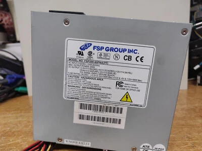*** Alimentation PC Fsp group fsp-200-60pna 200w p20 5 molex - tested - Photo 1/3
