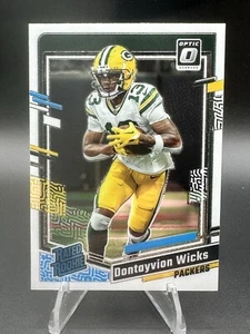 2023 Panini Donruss Optic Dontayvion Wicks RC #249 Rated Rookie  - Bild 1 von 2
