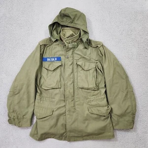 Vintage Alpha Industries Coat Cold Weather Field OG 107 Small Liner 1979 70s US - Picture 1 of 19