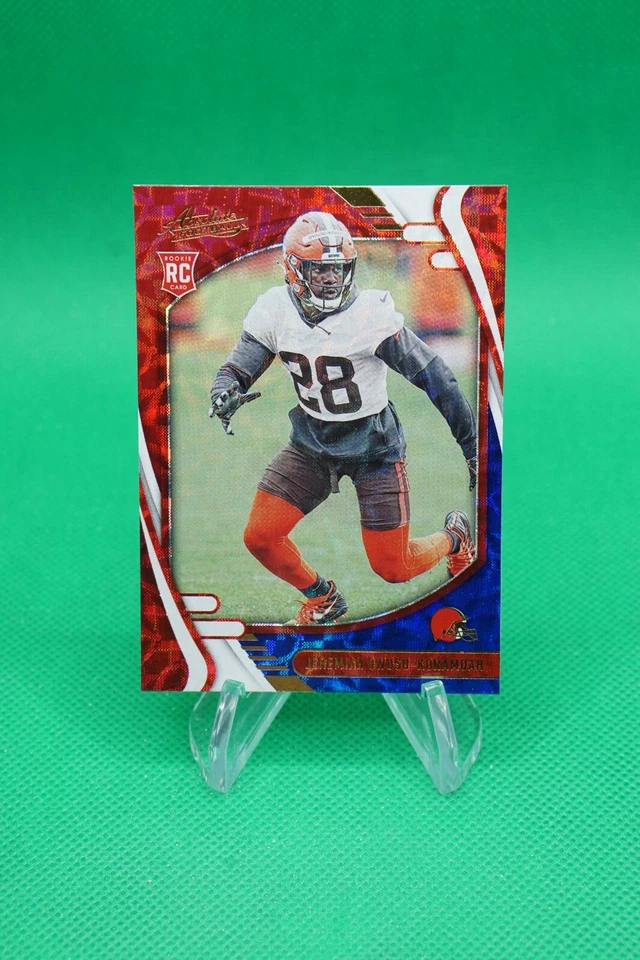 2021 Absolute Rookies RWB Kaleidoscope #160 Jeremiah Owusu-Koramoah TL4 - Image 1 of 2