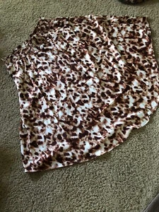 NEW Skirt Size 12 Elastic Waistband LEOPARD PRINT - Picture 1 of 9