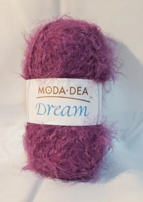 Moda Dea Dream Ciruela 3503 Hilo 1 Madeja Suave 93yds 50G 1.76 OZ Hecho en Italia Foto 1 de 4