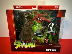 Action Figure McFarlane Toys 2022 - Box Set Deluxe SPAWN con Trono di Spawn - Foto 1 di 11