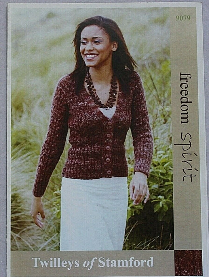 Twilley's  Ladies Cardigan  Knitting Pattern In Freedom Spirit  Leaflet 9079 - Image 1 of 1