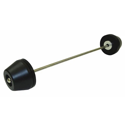 Almohadilla deslizante de choque de horquilla de eje de rueda delantera negra para BMW R 1200 S ST RT R GS R1200GS Foto 1 de 4