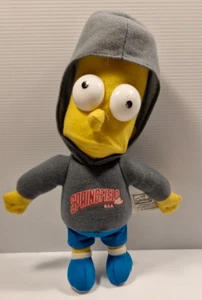Bart Simpson - Los Simpson en Gris Sudadera con Capucha Springfield Juguete de Peluche Suave 25 cm - Imagen 1 de 10