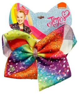 Jojo Siwa Signature Tie Dye Rainbow Sequin Hair Bow Clip Accessory - Picture 1 of 1