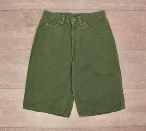 Herren Vintage Neu aus altem Lagerbestand 1990er grün Levi's 560 weites Bein Jeansshorts Gr. 30 x 14 90er Jorts - Bild 1 von 7
