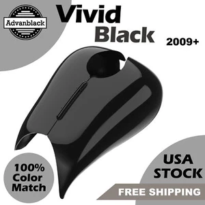 Advan Vivid Black Stretched Tank Cover Fits 2009+ Harley Street Road Glide - Picture 1 of 14