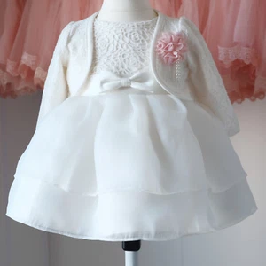 Taufjacke / Bolerojäckchen zu Taufkleid Babyjäckchen 62-98 B1 - Bild 1 von 8