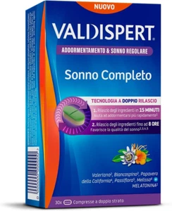 Sonno Completo, 30 Compresse per L'Addormentamento E Il Sonno Regolare Con Melat - Foto 1 di 12