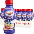  Premier Protein Shake with Oats, Blueberries & Cream, 20g Protein, 7g Fiber, 1g