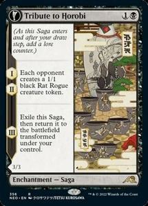 Tribute to Horobi x1 1x Showcase Kamigawa: Neon Dynasty NM MTG - Picture 1 of 2