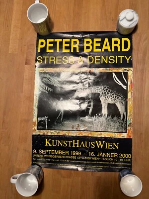 Póster 1999 Peter Beard Gallery Stress & Density Fahey bolsas pequeñas inscrito Foto 1 de 4