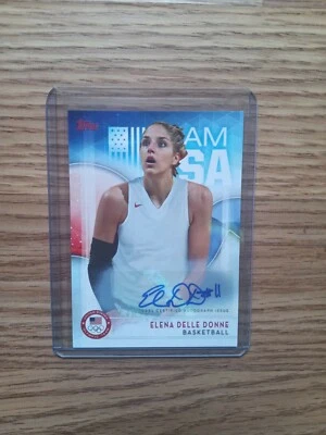 2016 TOPPS ELENA DELLE DONNE AUTOGRAPH #36 USA OLYMPIC TEAM WNBA LEGEND  - Image 1 of 3