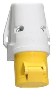 Bals INDUSTRIAL POWER SOCKET 16A 110V 2P+E Wall Mount IP44 4mm² Female YELLOW - Picture 1 of 1
