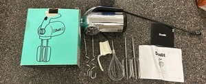 Dualit 5 Speed Chrome Hand Mixer 88520 W Box Manuals And Attachments Tested - Picture 1 of 6