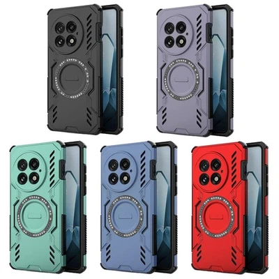 Funda Carcasa Doble Capa Carga Magnética Inalámbrica Armadura Híbrida Para OnePlus 13 Foto 1 de 4