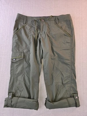Pantalones de senderismo REI Petite Cargo para mujer verde mezcla de nailon ligeros y cómodos Foto 1 de 4