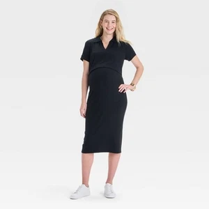 Two Piece Top/Skirt Knit Maternity Coordinate Set - Isabel Maternity by Ingrid - Picture 1 of 4