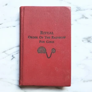 Vintage 1939 RITUAL ORDER OF THE RAINBOW FOR GIRLS Masonic Youth ~ Mark Sexson - Picture 1 of 7