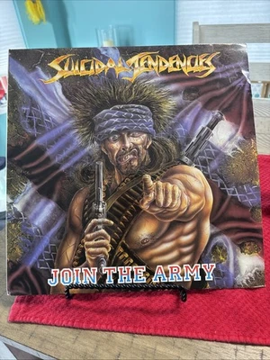 suicidal tendencies join the army vinyl VG+ 1987 UK First Press Foto 1 de 4