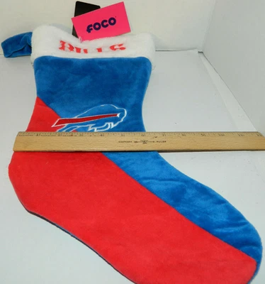 Nuevo Peluche Buffalo Bills Fútbol NFL Navidad Medias Relleno Regalo Vacaciones Foto 1 de 4