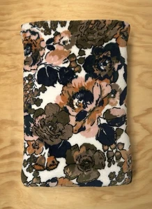Vera Bradley Fleece XL Blanket Petite Exuberant Floral Sage Fall Floral - Picture 1 of 7