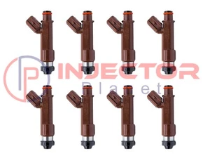 Set of 8 DENSO 0130 fuel injector Toyota 4.7L 2UZ-FE 23250-0F020 Gemuine OEM - Picture 1 of 5
