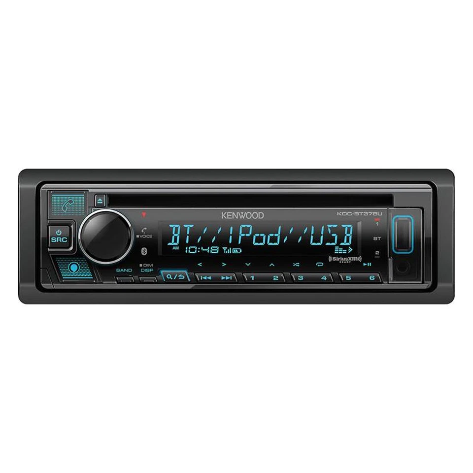 RFRB Kenwood KDC-BT378U Single DIN CD Receiver with Bluetooth and Amazon Alexa - Image 1 of 4