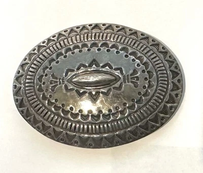 Vintage Sterling Sliver Belt Buckle - Image 1 of 4