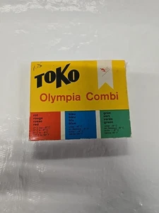 Cera de esquí vintage Toko Olympia Combi nueva - Imagen 1 de 12