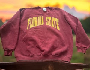 Florida State Seminoles Football Baseball Basketball Sweatshirt Danaggers Mens L - Picture 1 of 4