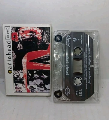 Vintage Radiohead Cassette Single: Creep Faithless The Wonderboy Rock - Image 1 of 2