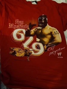 WWE Rey Mysterio 2008 T-Shirt Damen XXl rot Hybrid Wrestling 619 WWF - Bild 1 von 6