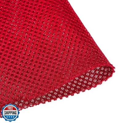 uxcell Red Speaker Mesh Grill Cloth (not Cane Webbing) Stereo Box Fabric Dust - Image 1 of 4